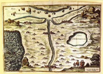 Mapa alegórico de las etapas del amor